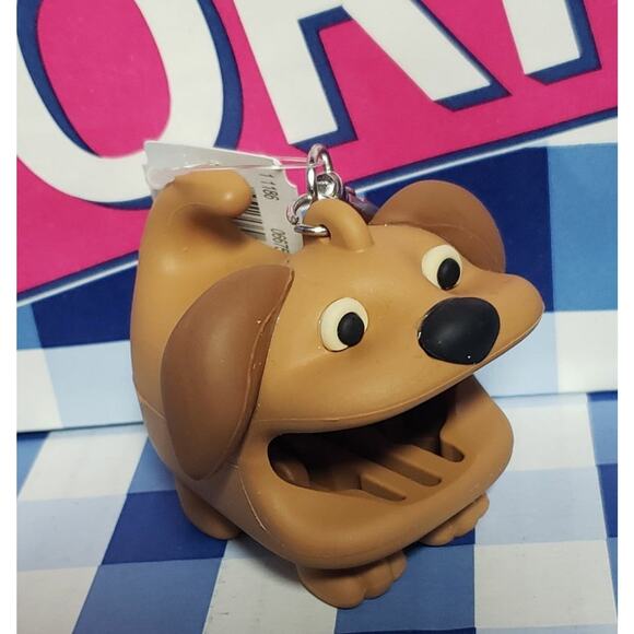 BBW Brown Puppy Dog PocketBac Holder Backpack Purse Bag Luggage Keychain - Picture 1 of 1